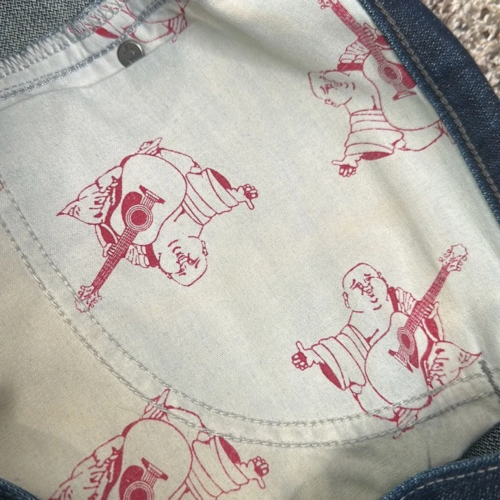 True religion blue jeans size 38